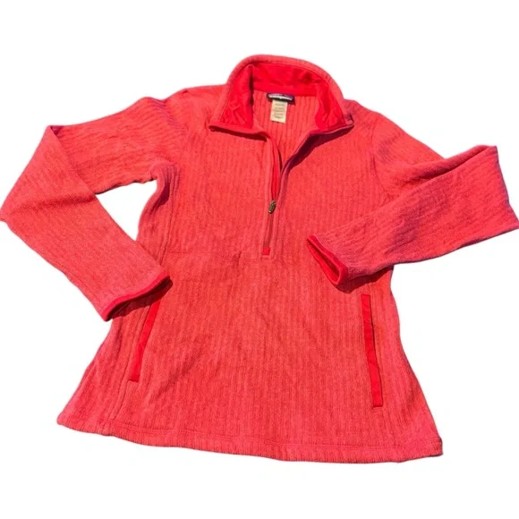 Patagonia Better Sweater Ribbed Marsupial 1/2 Zip Mock Neck ‘Jeweled Berry’ Sz S - Picture 2 of 13